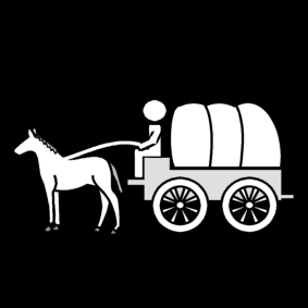 huifkar / paard en kar